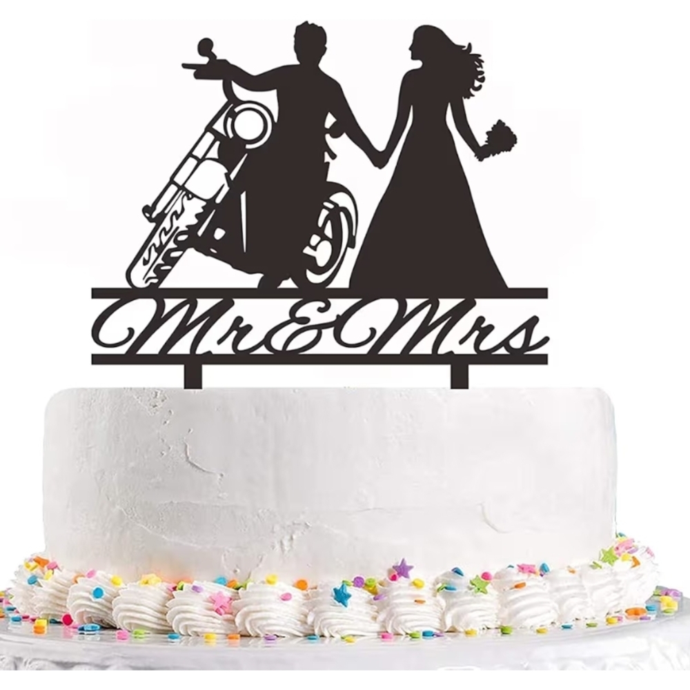 New Mr & Mrs Acrylic Cake Topper For Wedding